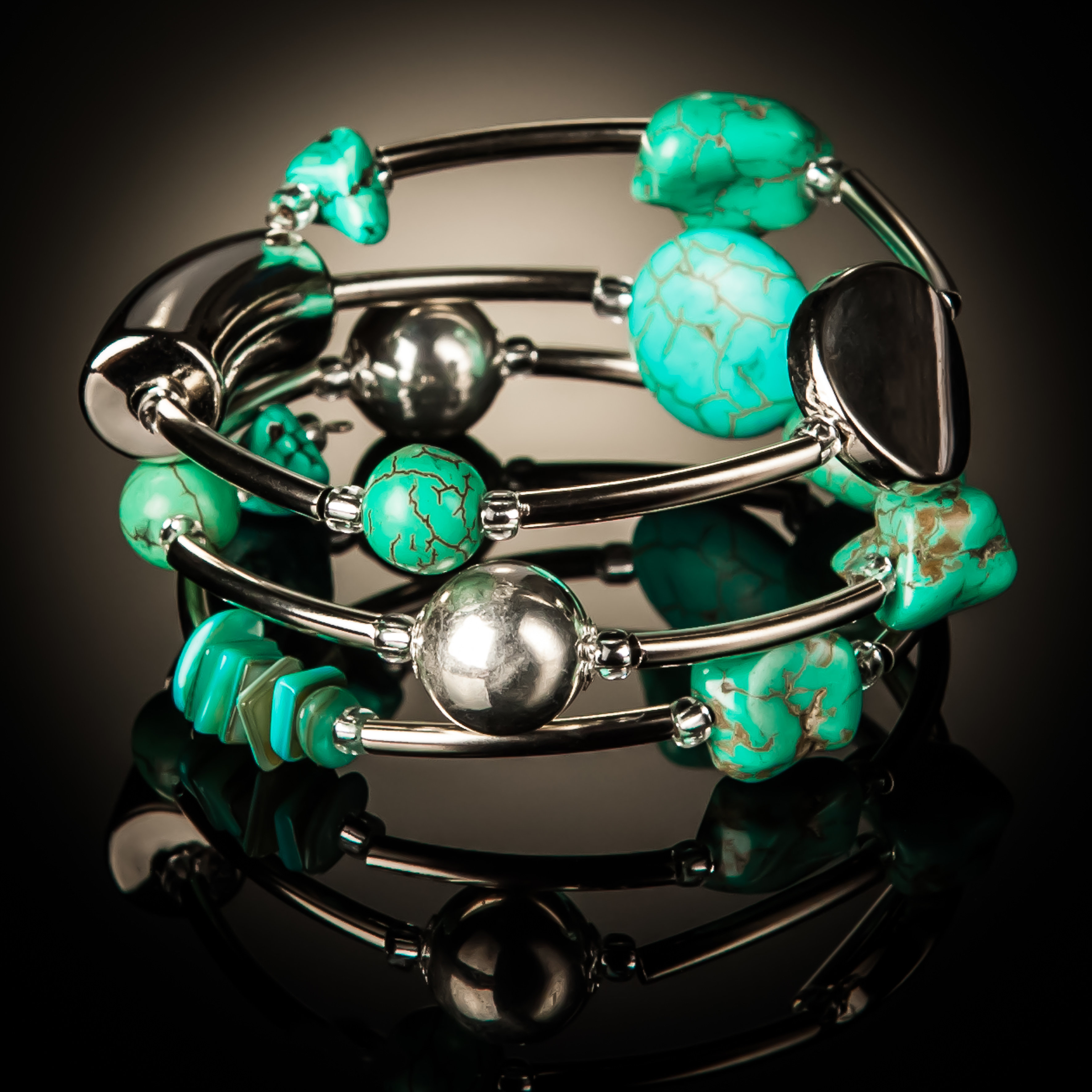 Turquoise Twist Bracelet 626