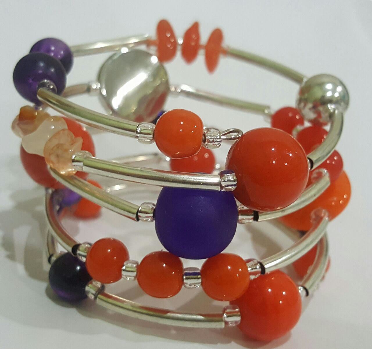 Clemson Tigers Twist Bracelet 1303