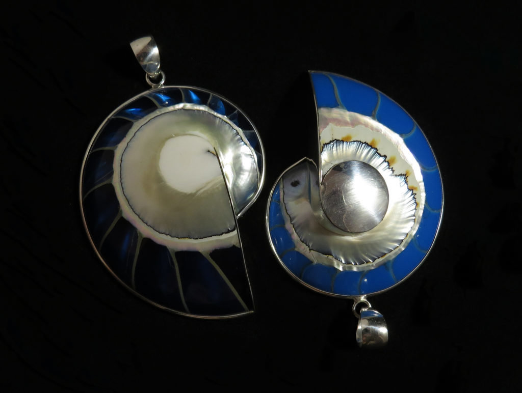 Nautilus Shell Pendant P-LEO-2894