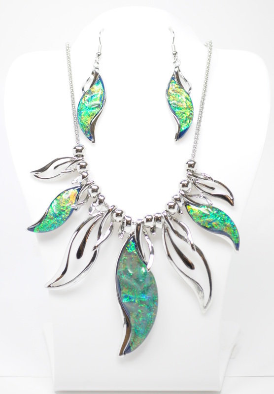 Waterfall Necklace and Earrings Set STN-59