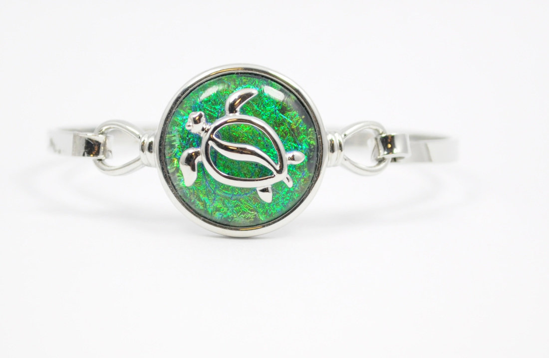Green/Blue Sea Turtle Bracelet