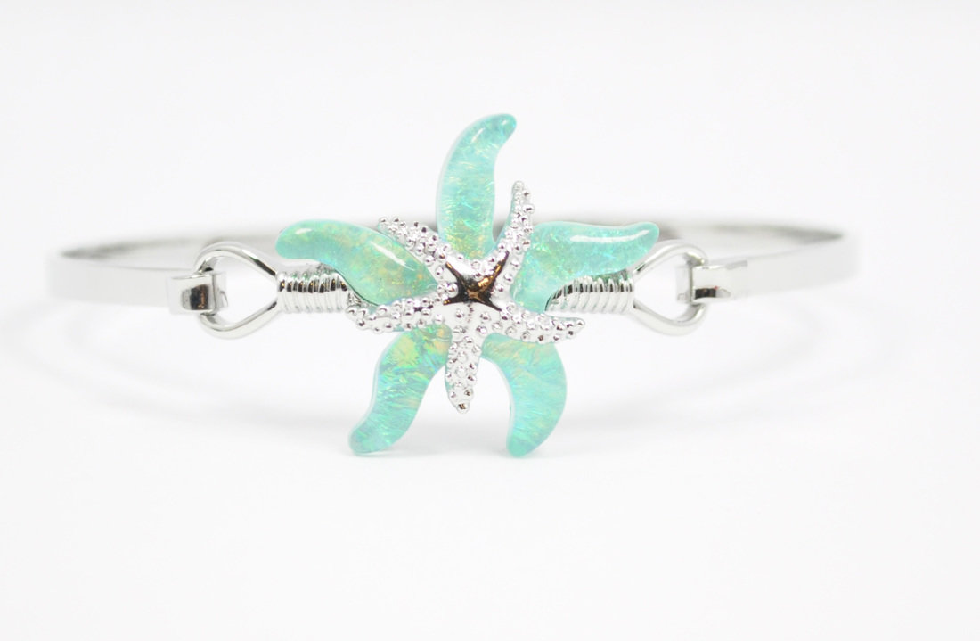 Light Blue Starfish Bracelet