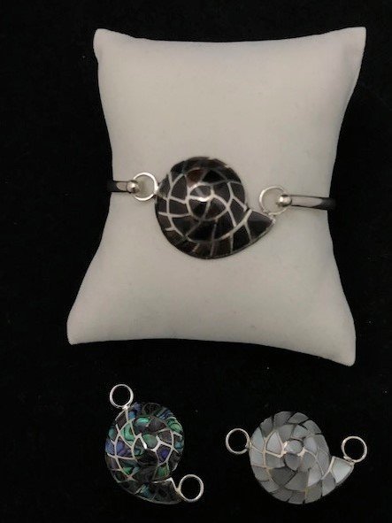 Sterling Silver Nautilus Topper TOP-ATD-10