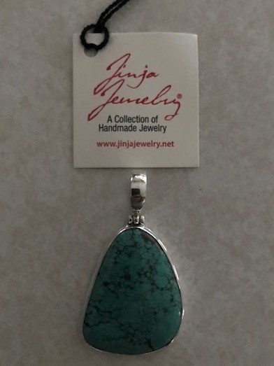 Turquoise Large Blue Pendant APD-7 Turquoise