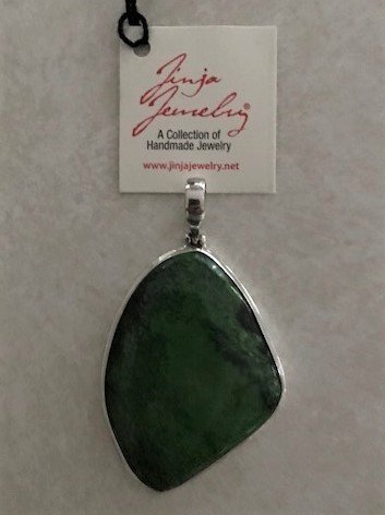 Turquoise Exlarge Elegant Green Stone Pendant APD-8 Turquoise
