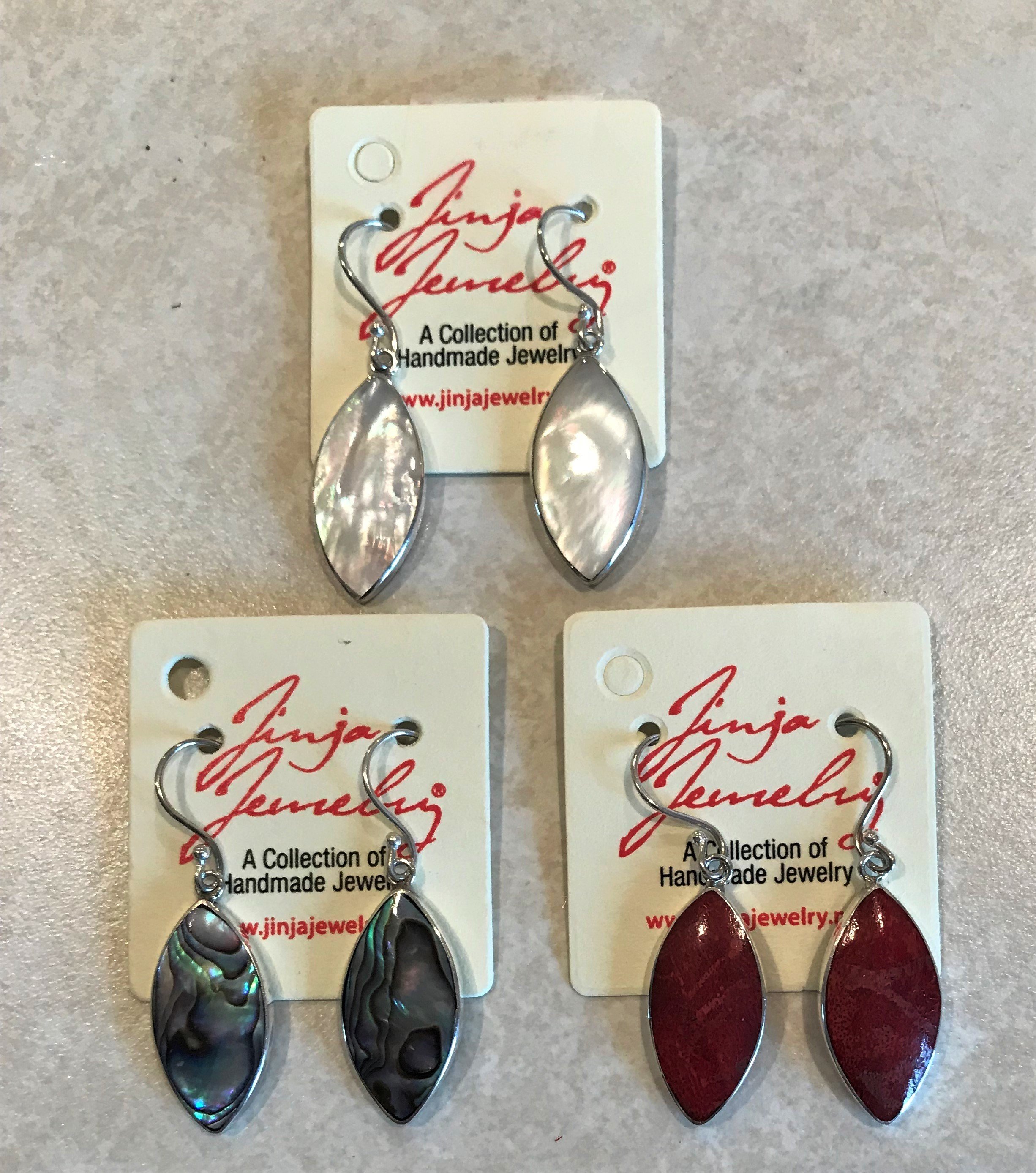 Sterling Silver Diamond Shape Earrings AER-4191