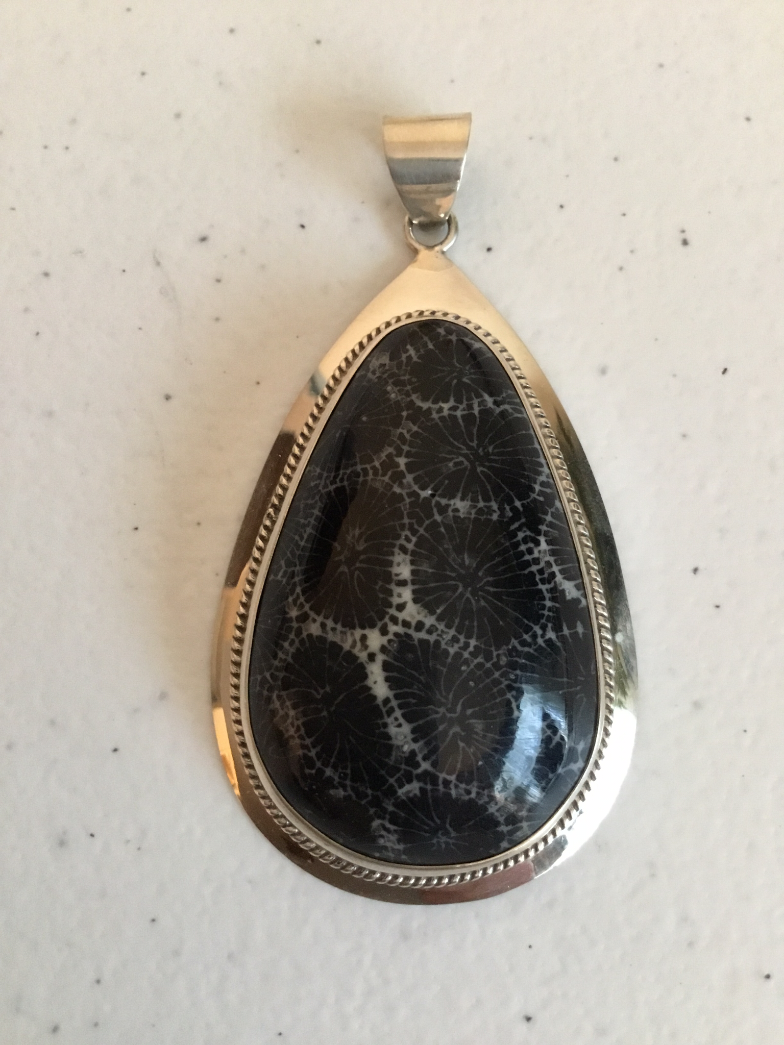 Sterling Silver Native Look Pendant