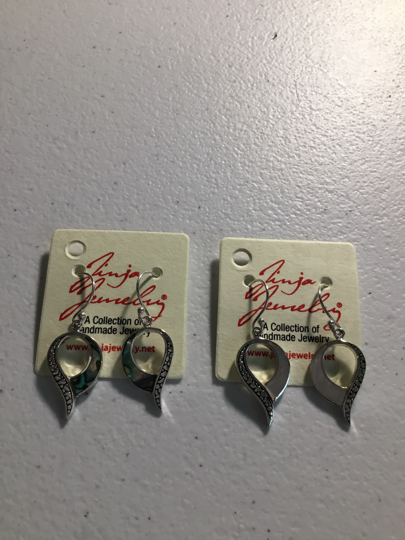 Sterling Silver Funky Teardrop Earrings 102-ER-632