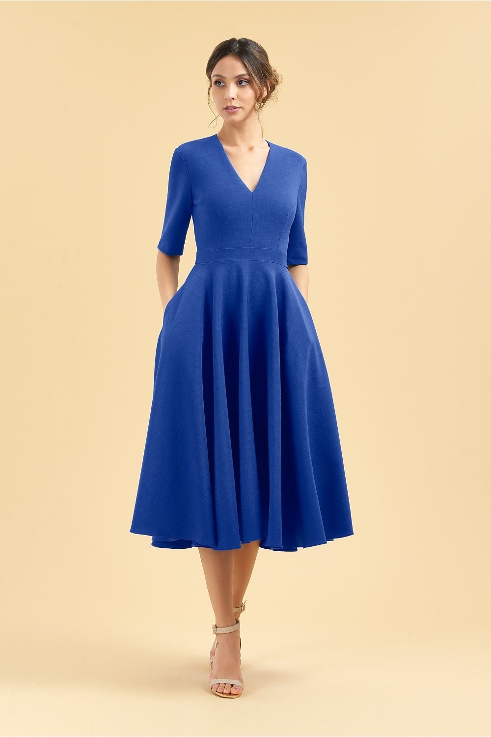 Myla Dress in Cobalt Blue