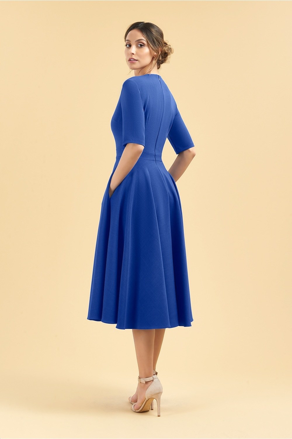 Myla Dress in Cobalt Blue