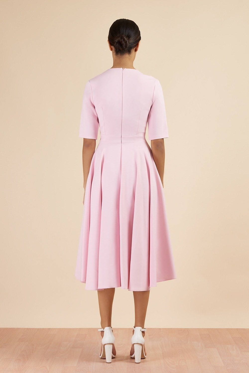 Myla Dress in Pale Pink