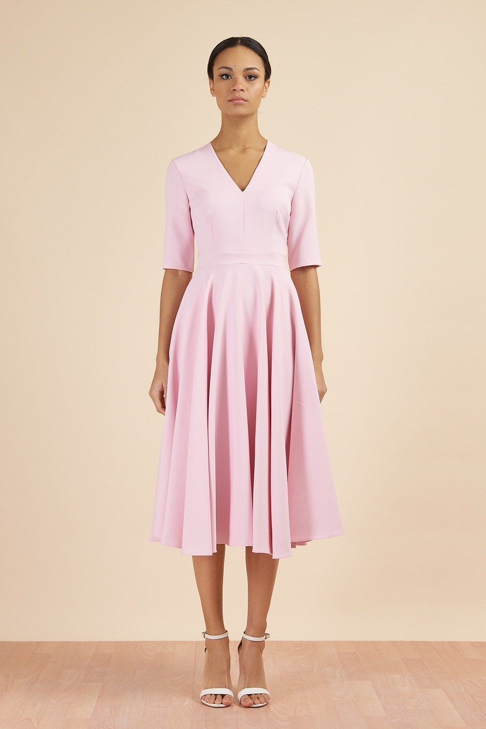 Myla Dress in Pale Pink