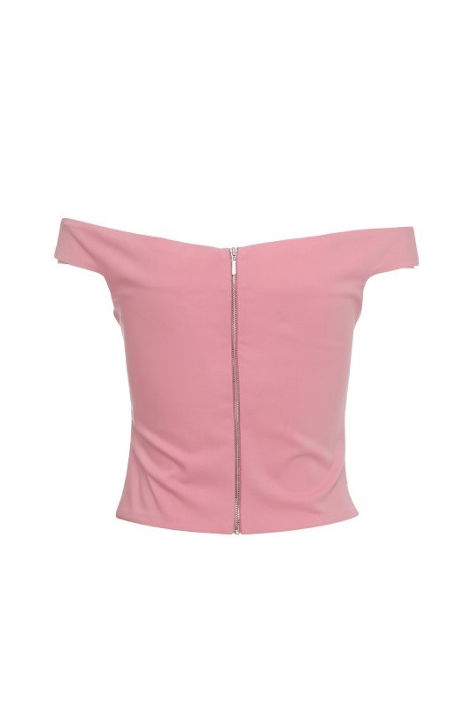 Bardot Bust Top Pink