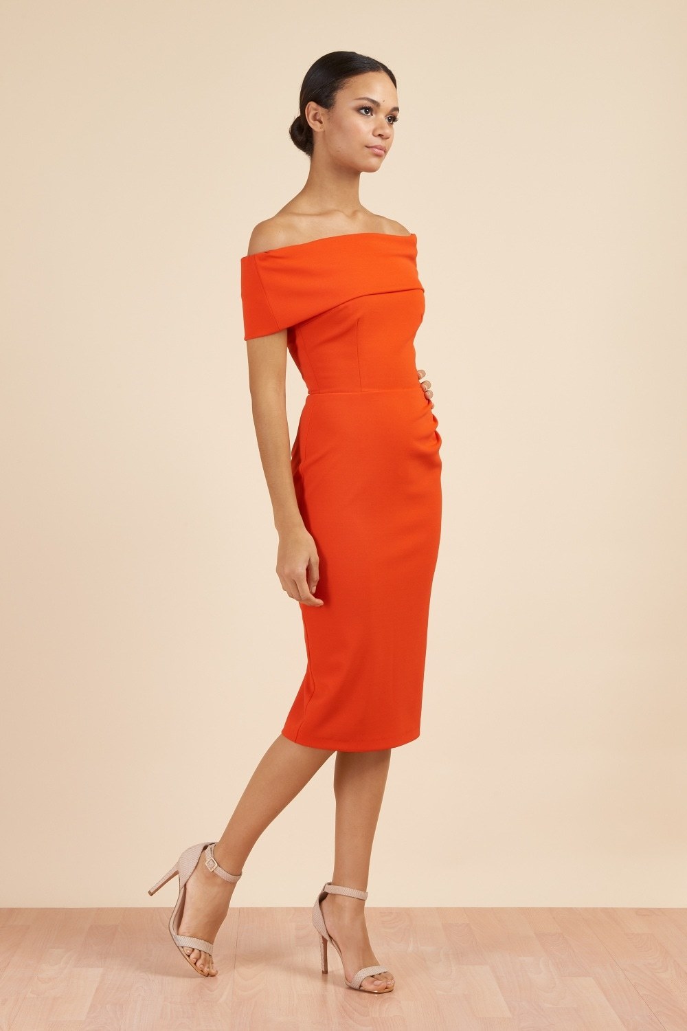 Dani Bardot Dress Orange