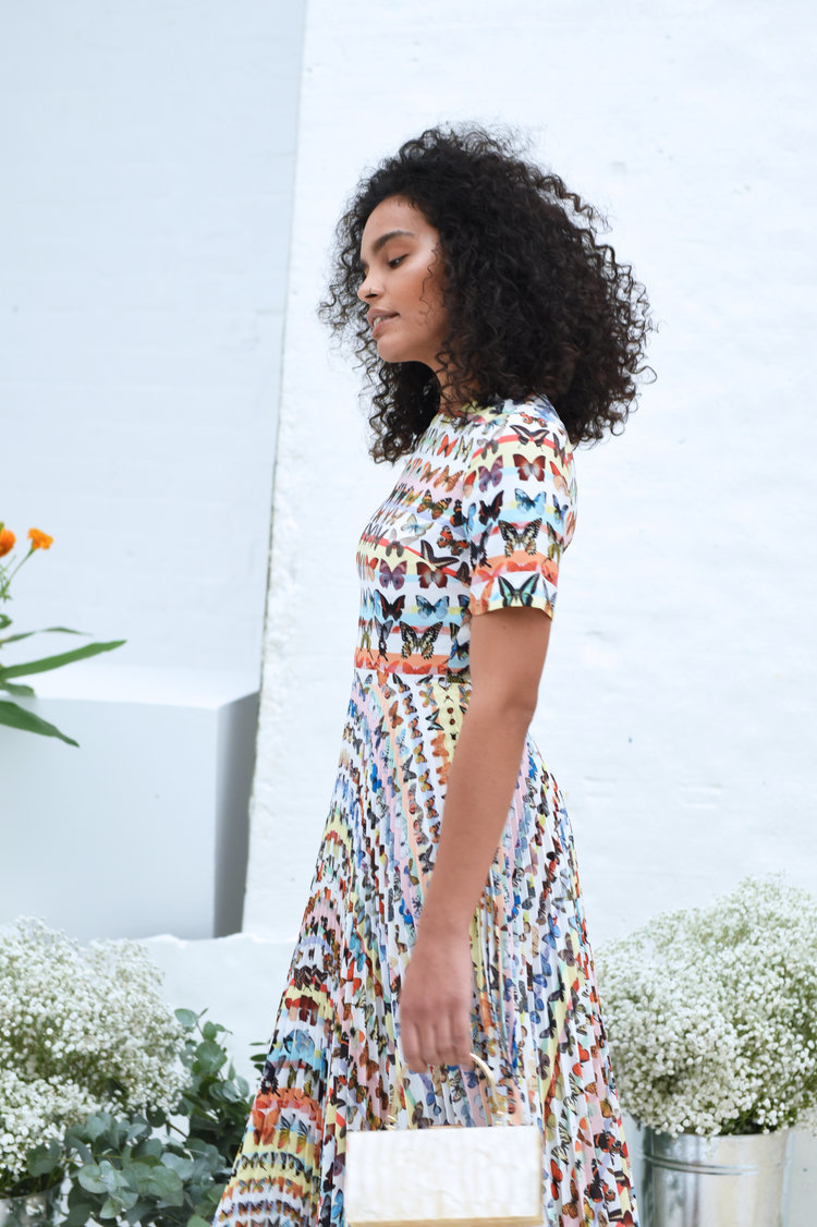 Vogue Dress in Butterfly Print SKEENASDRVOGUE