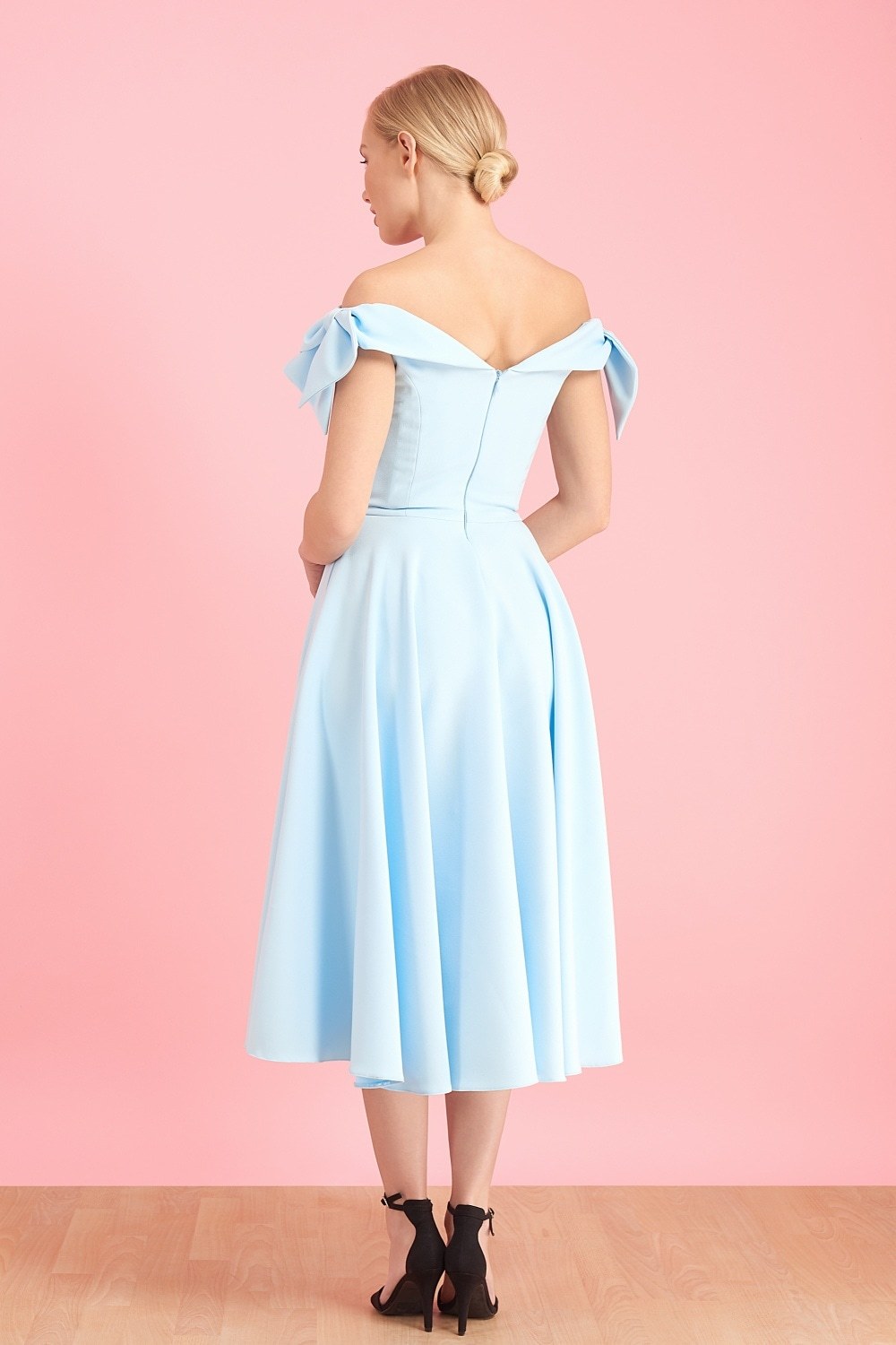 Tilly Prom Dress in Pale Blue