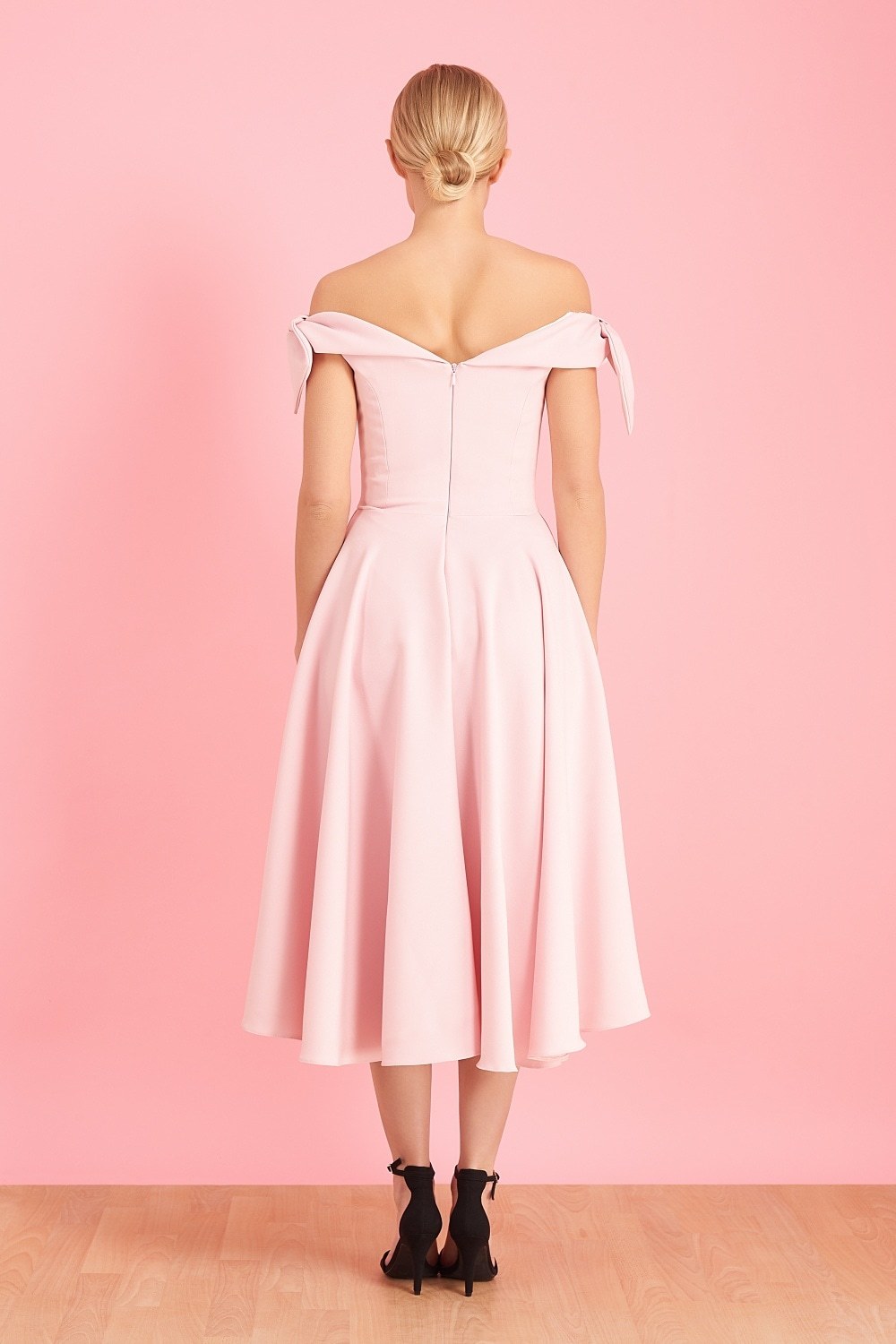 Tilly Prom Dress in Pale Pink