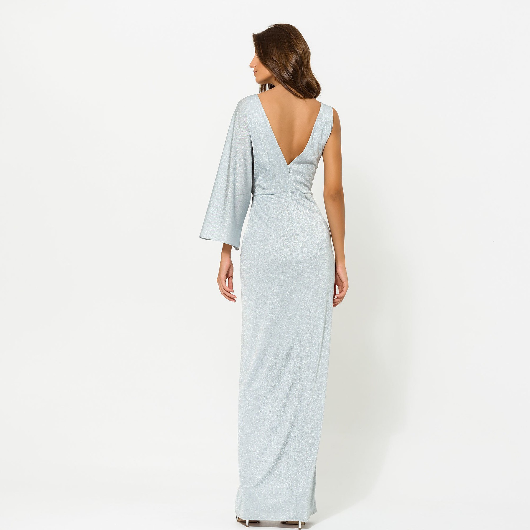 Glitter Maxi with one Sleeve