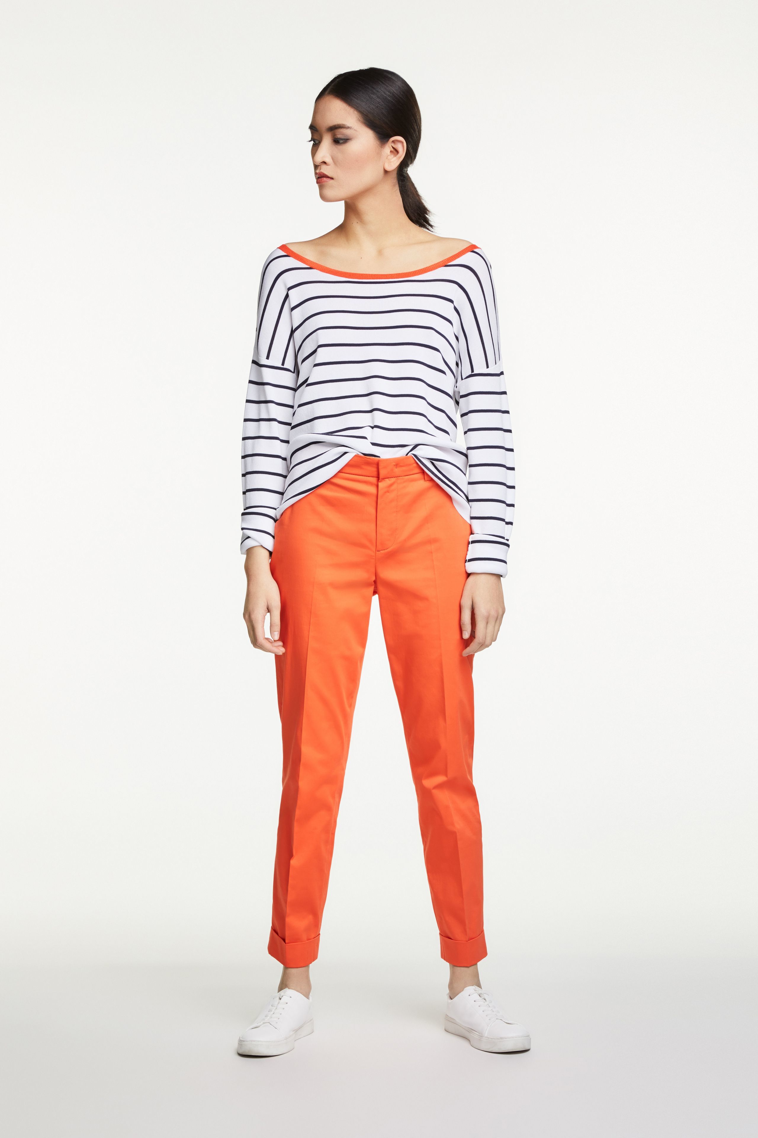 Pencil Trousers Orange OUTR65361