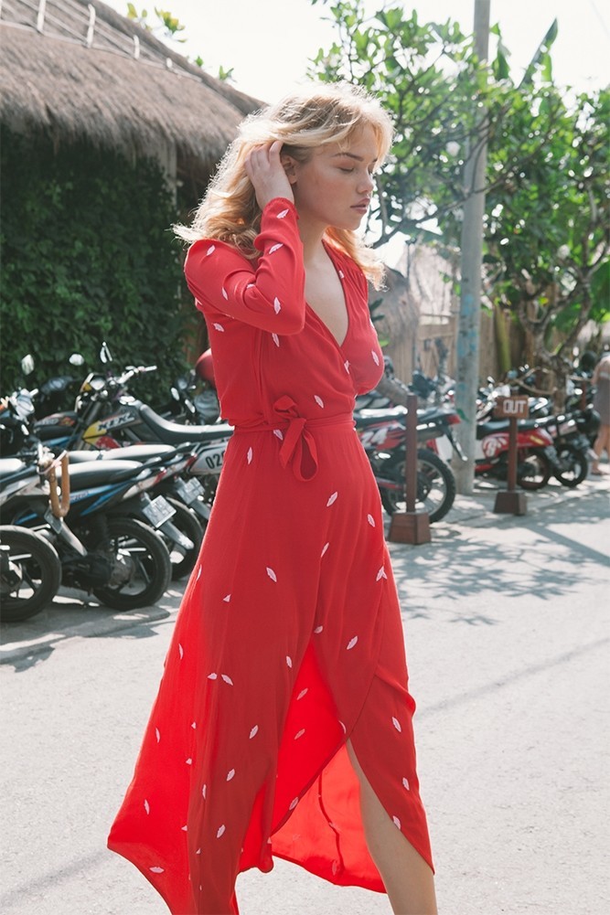 Natasja Dress Red FCDRNATASJA