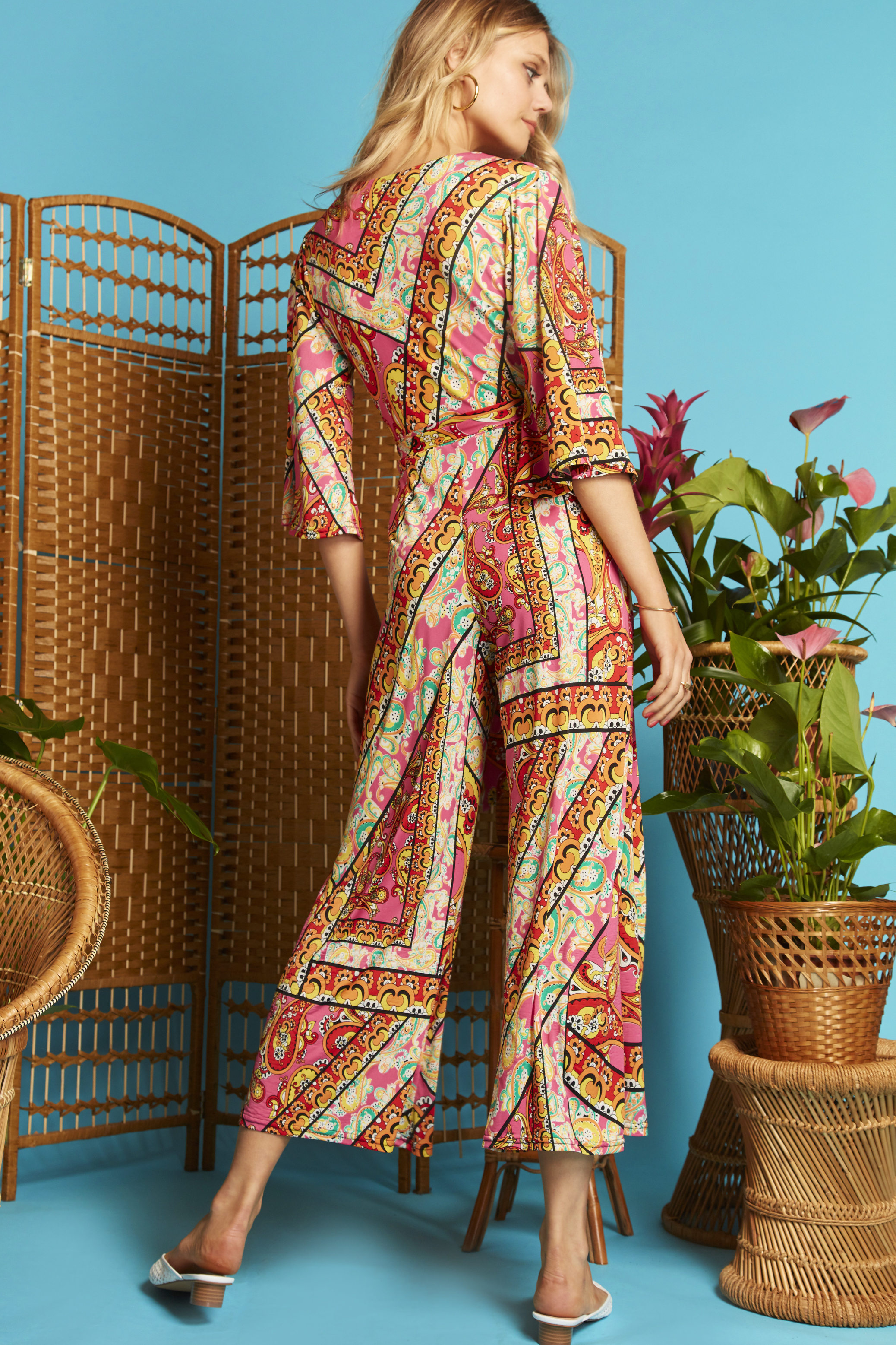 Laurie Jumpsuit in Deia Pink Colour