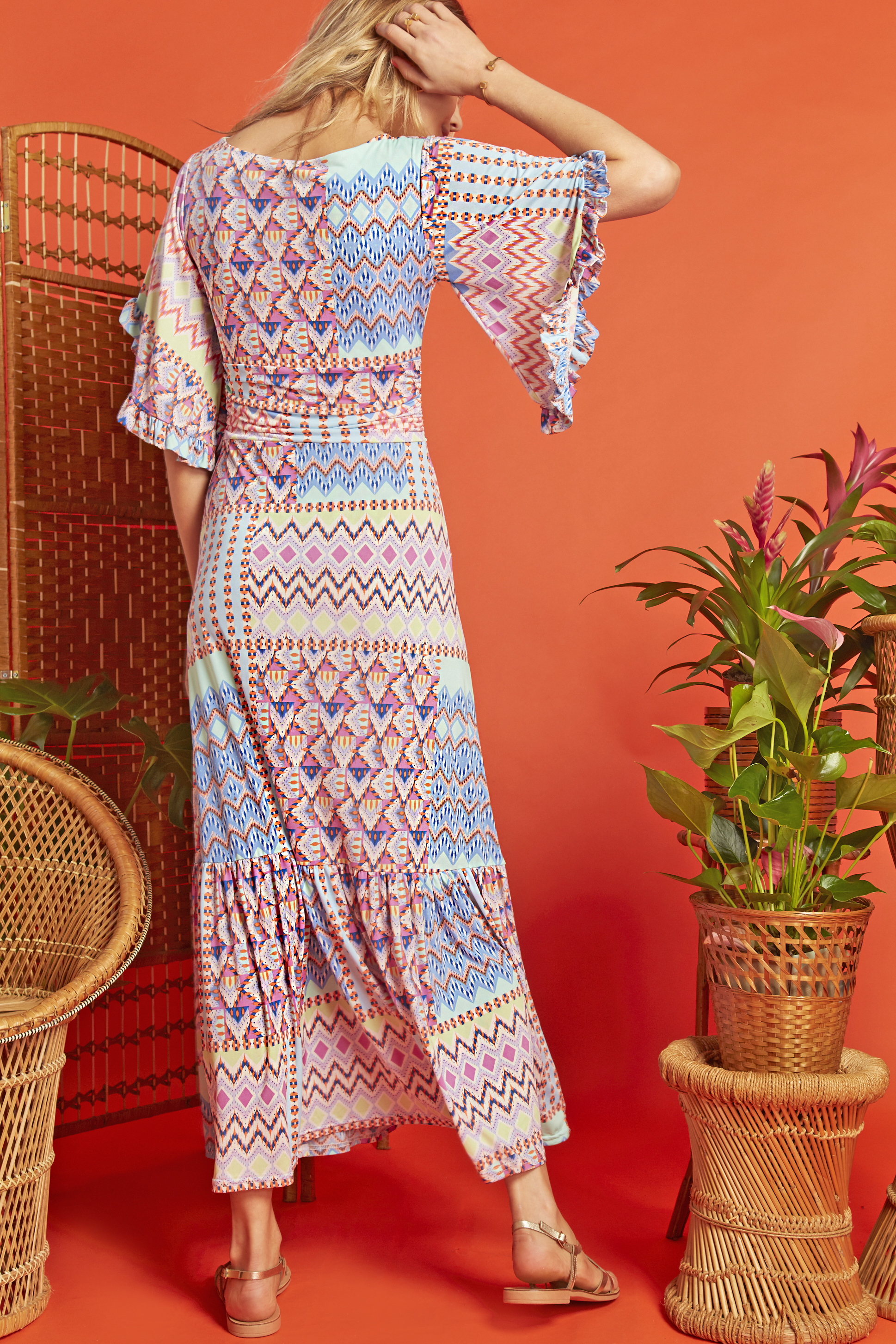 Gabriella Maxi Dress in Valdemossa