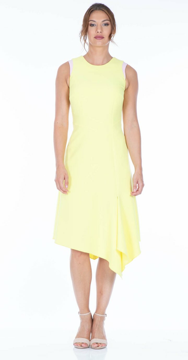Adelle Dress in Lemon