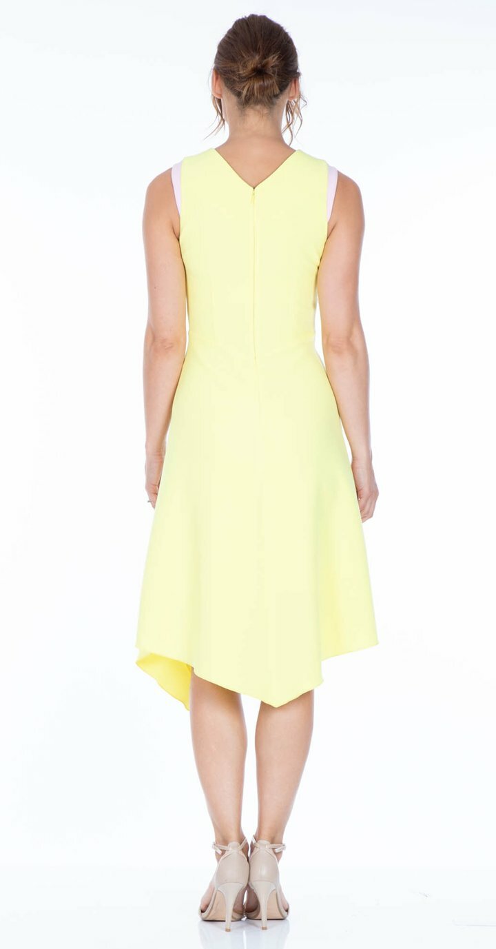 Adelle Dress in Lemon