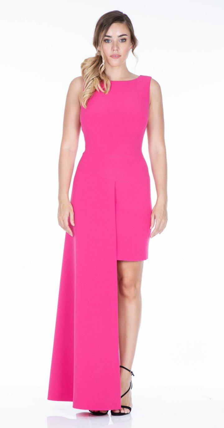 Livia Dress in Fuchsia