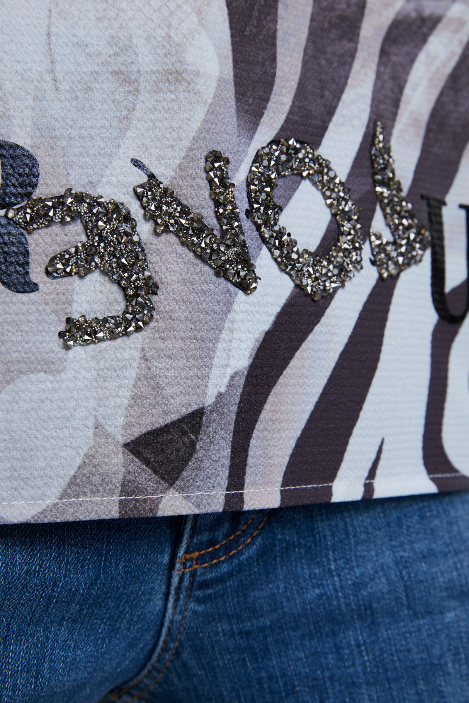 Tshirt with Zebra Print