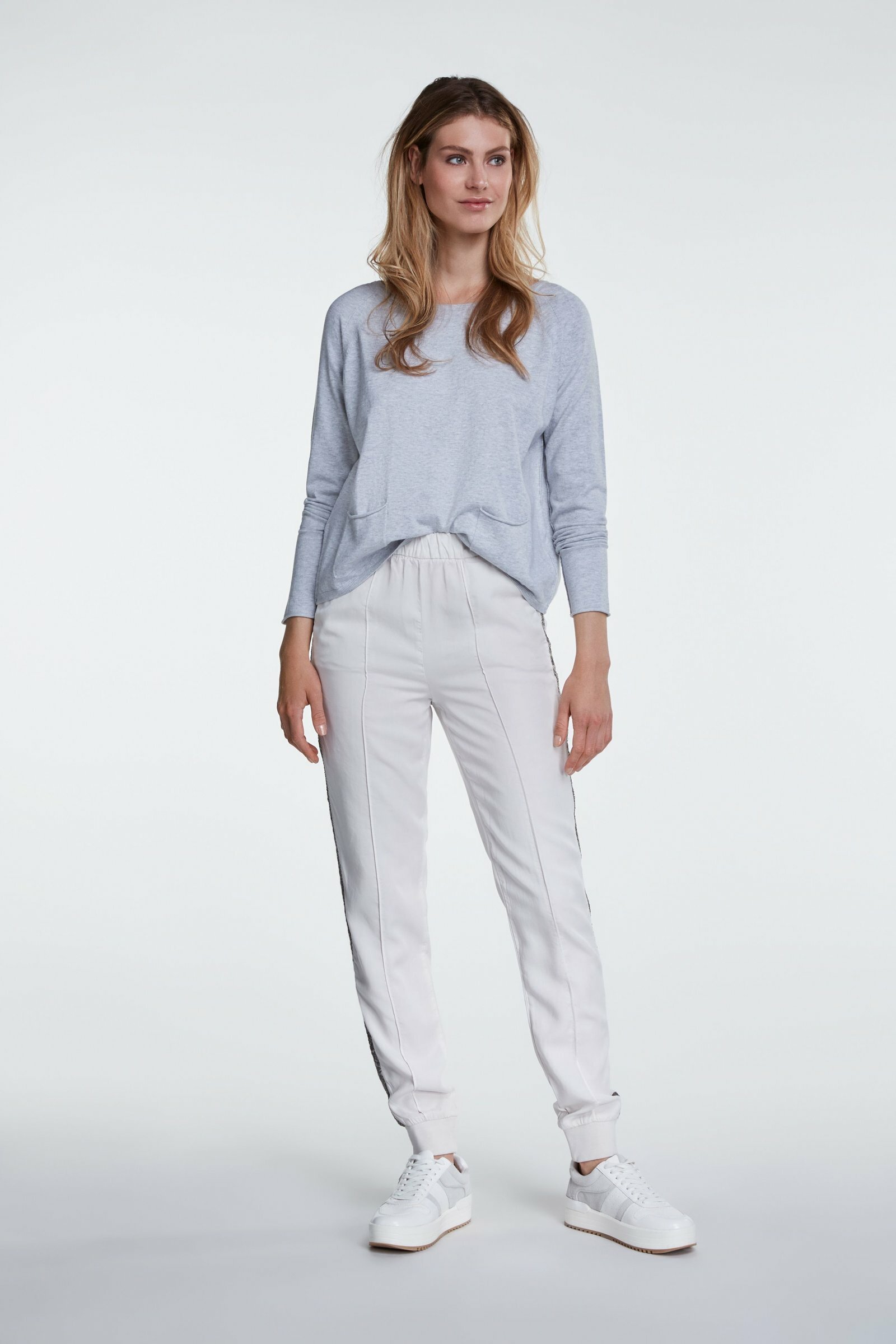 Lyocell Jogger With Glitter Stripe OUI66220