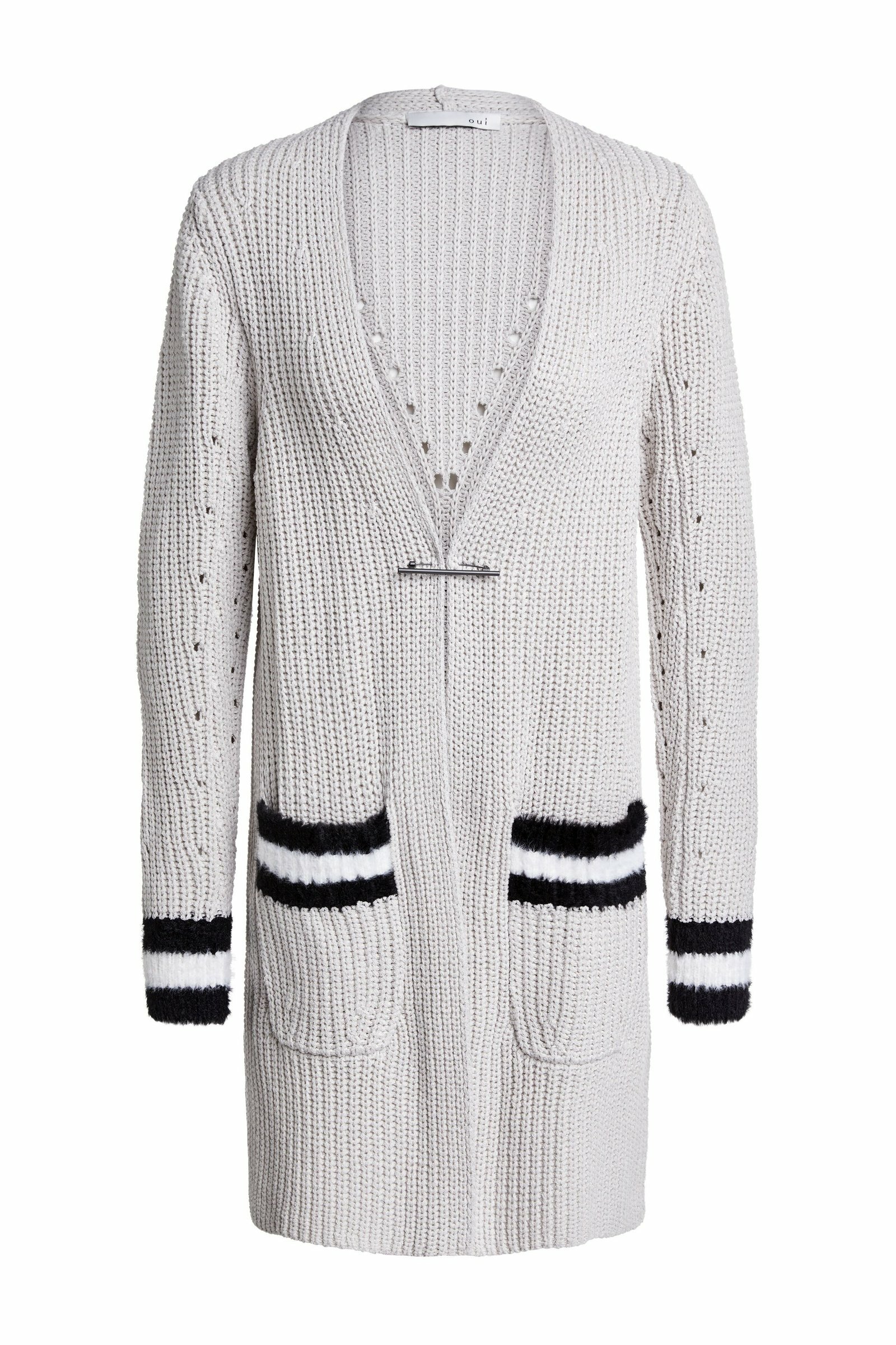 Sporty Long Soft Knit Coat