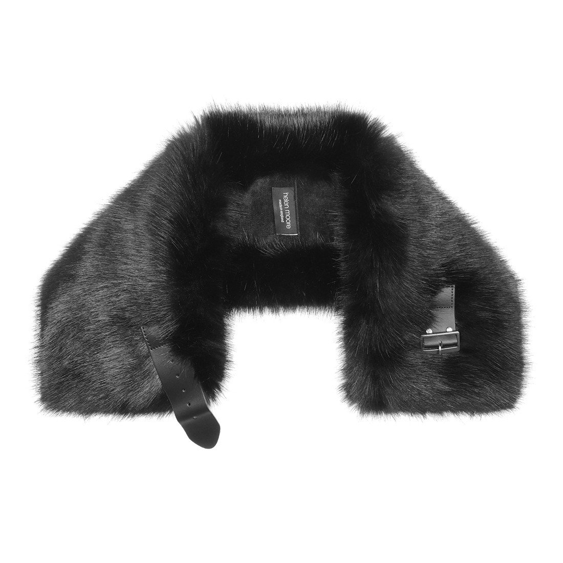 Helen Moore Buckle Collar jet