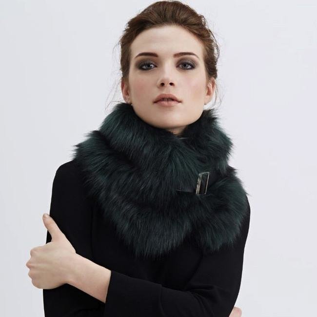 Helen Moore Buckle Collar spruce