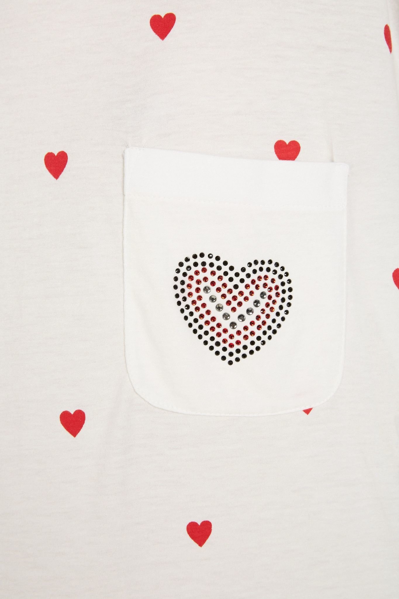 Tshirt With Hearts