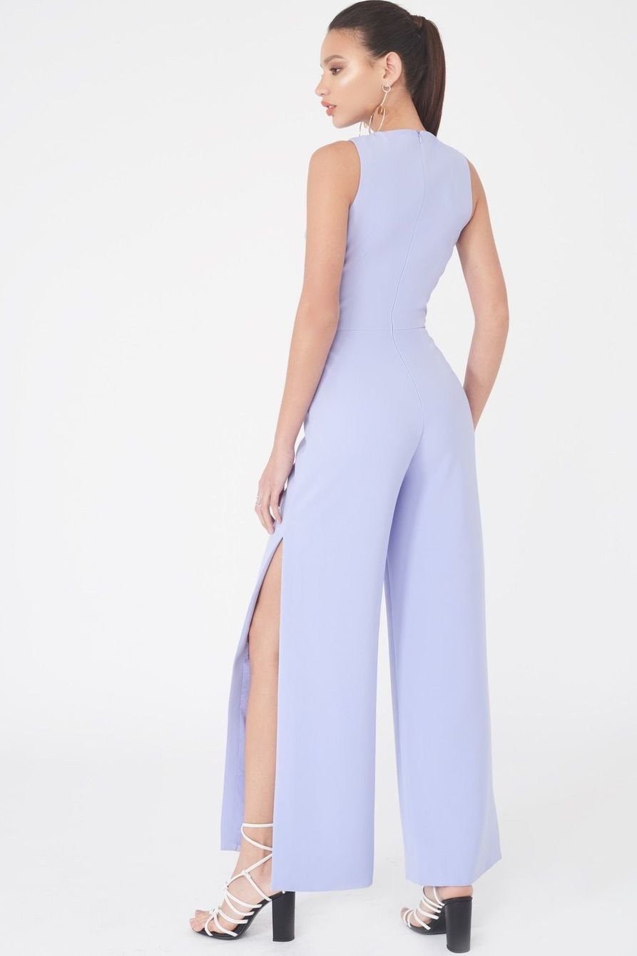 Wide Leg Jumpsuit Blue