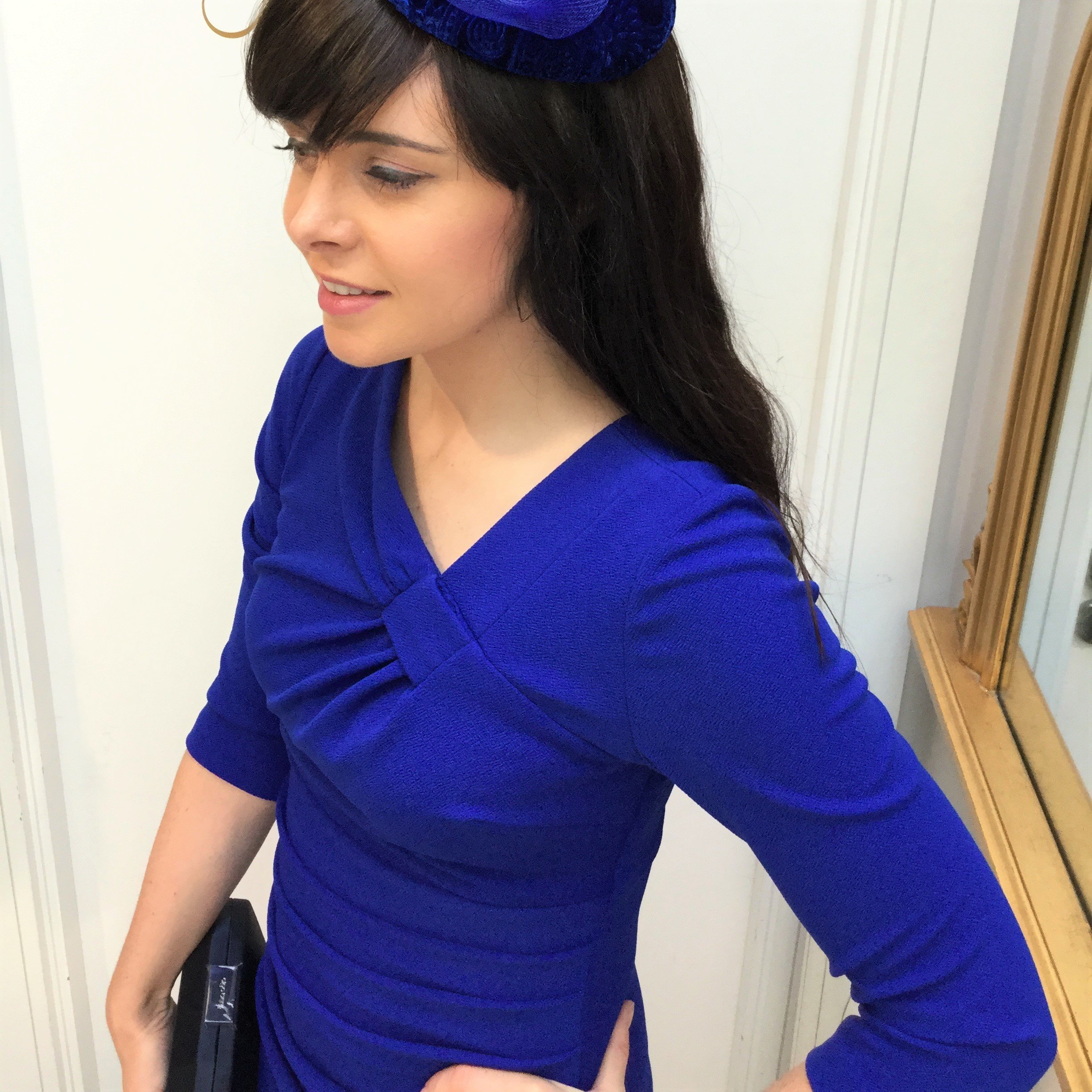 Kubrick Dress Cobalt Blue