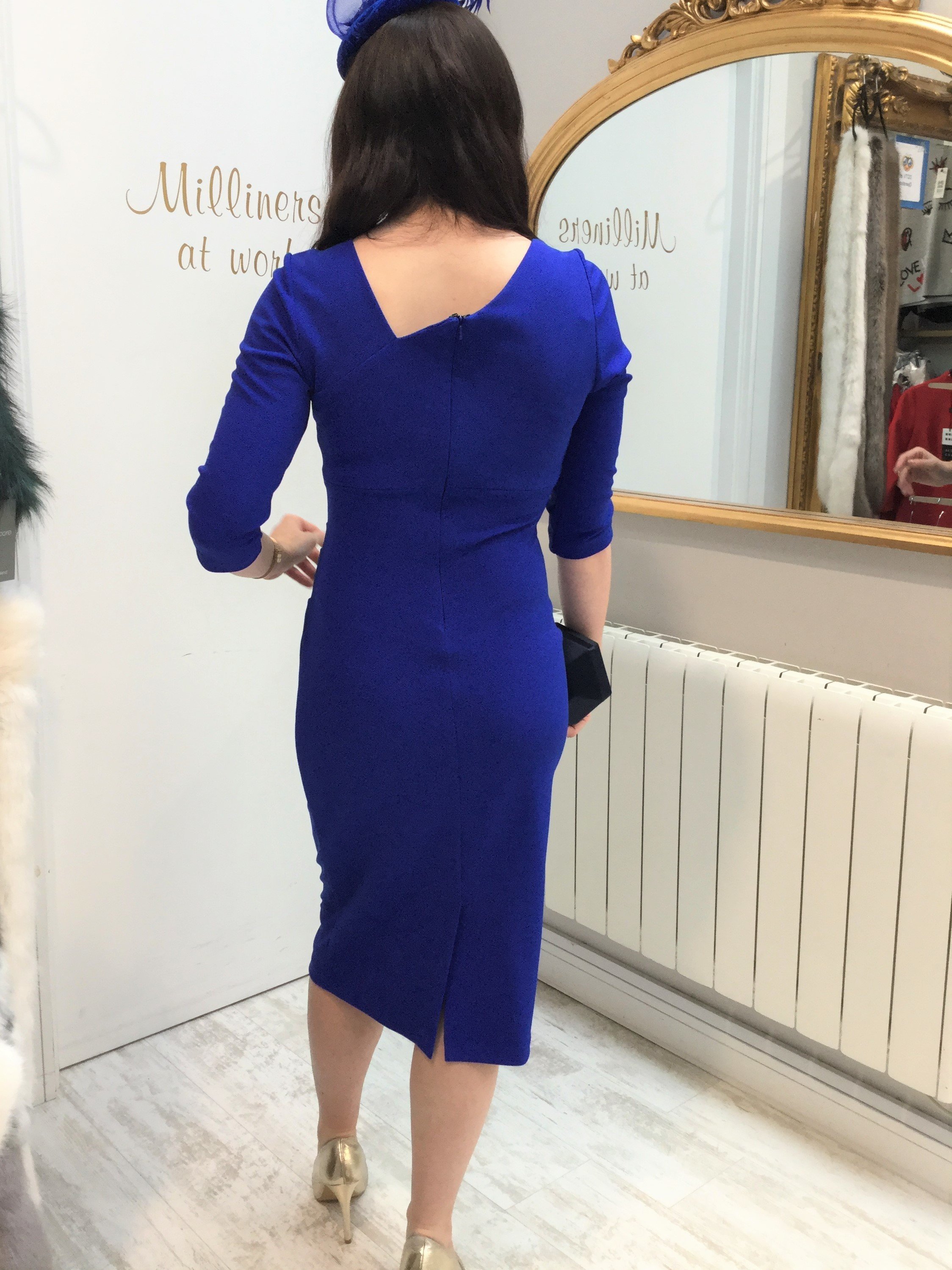Kubrick Dress Cobalt Blue