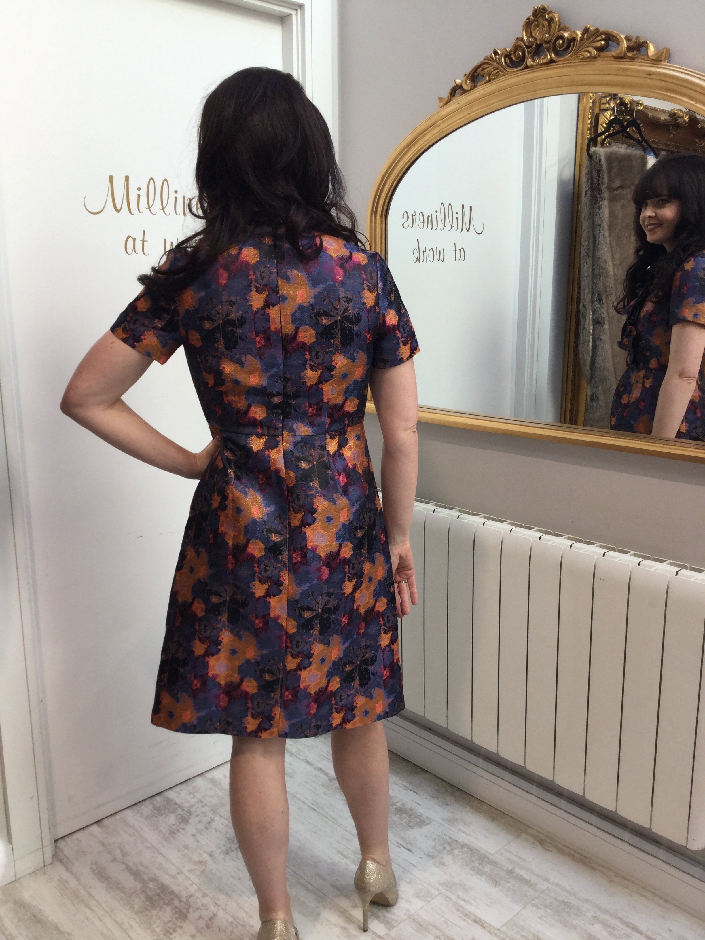 Emily Lovelock Dress with Bow Detail