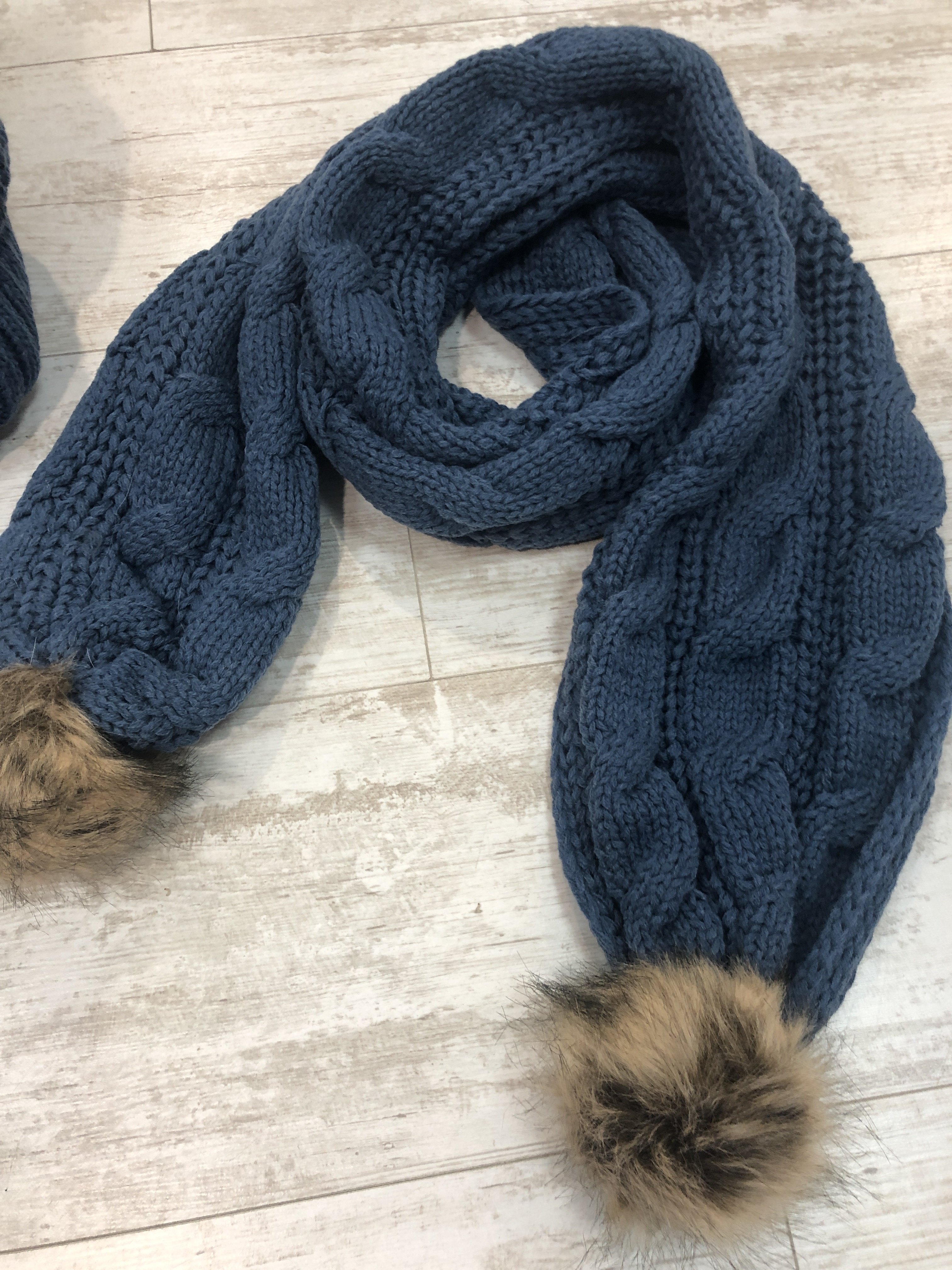 Hat And Scarf Set blue