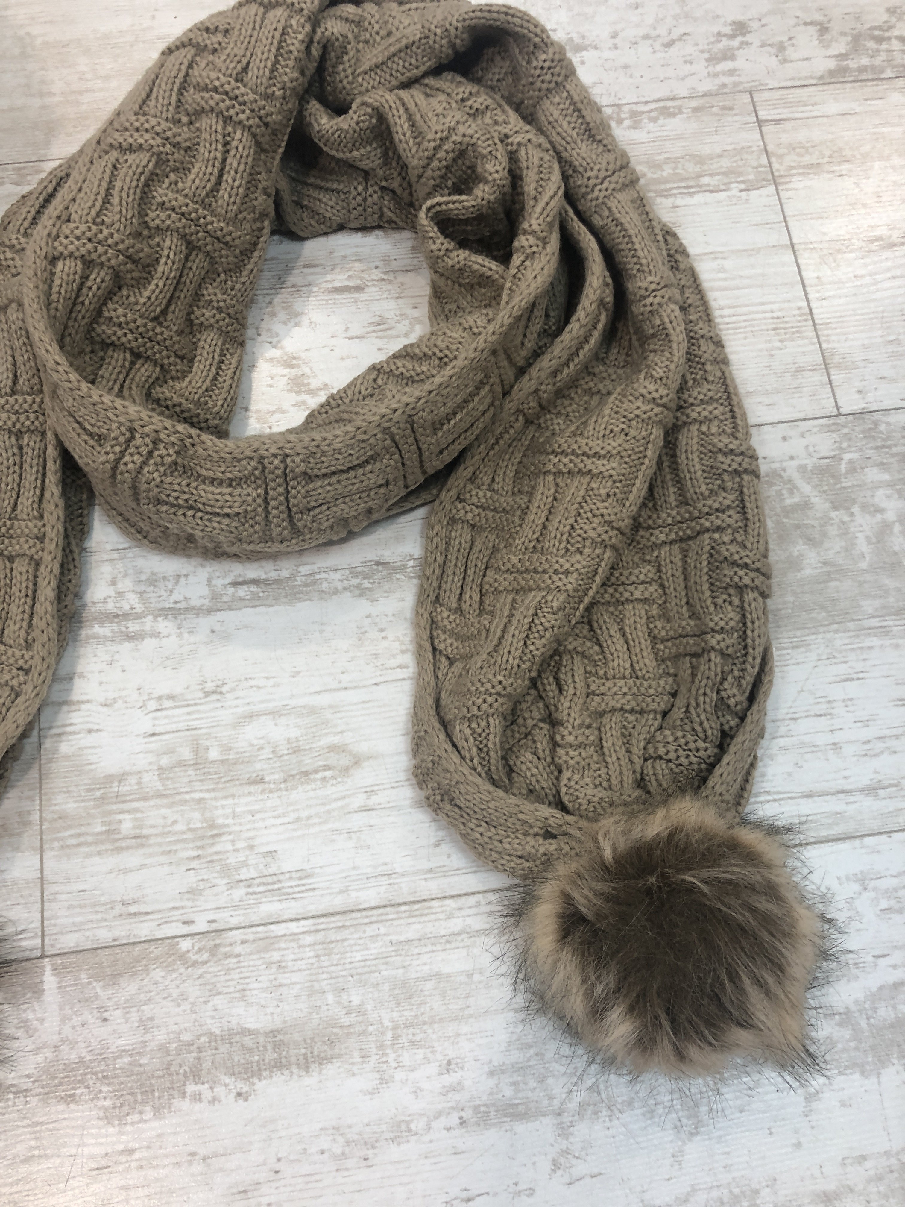 Hat And Scarf Set camel