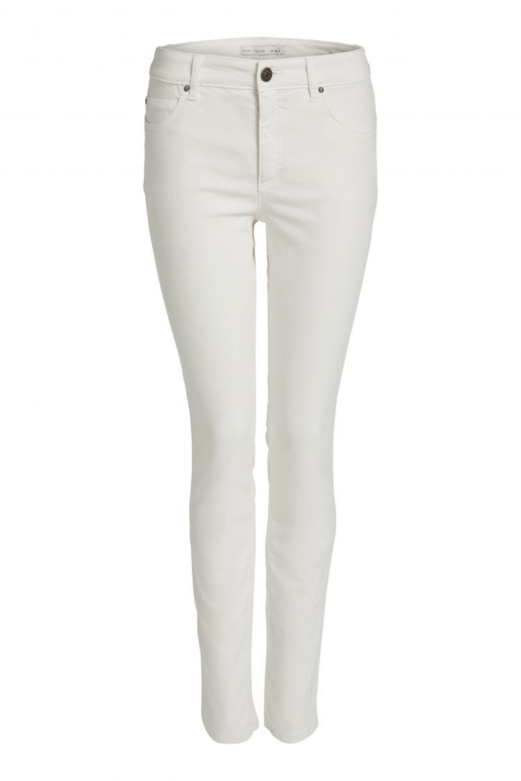 Slim Fit Jean in Cream