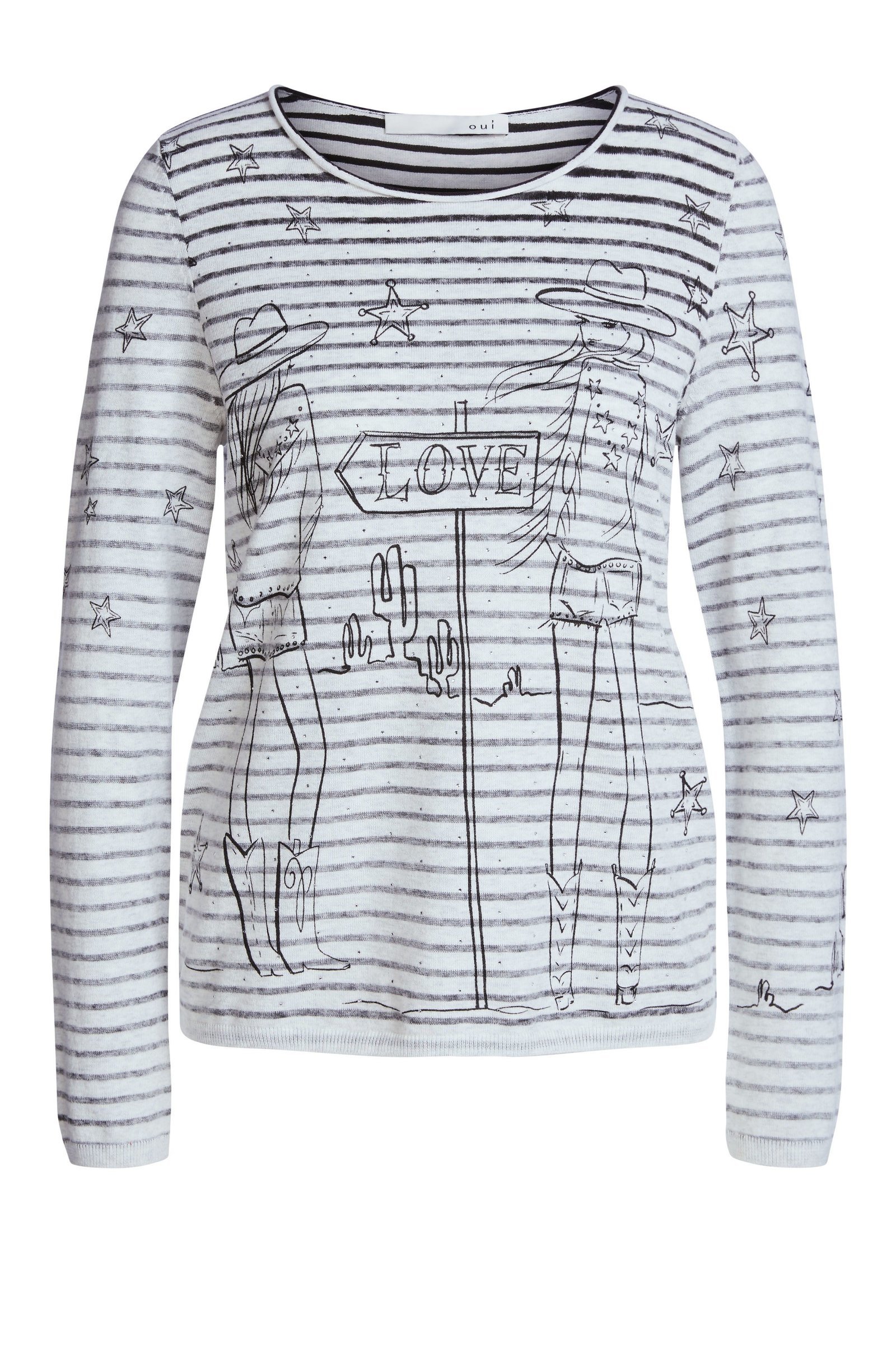 Lola Sweater with Western Theme