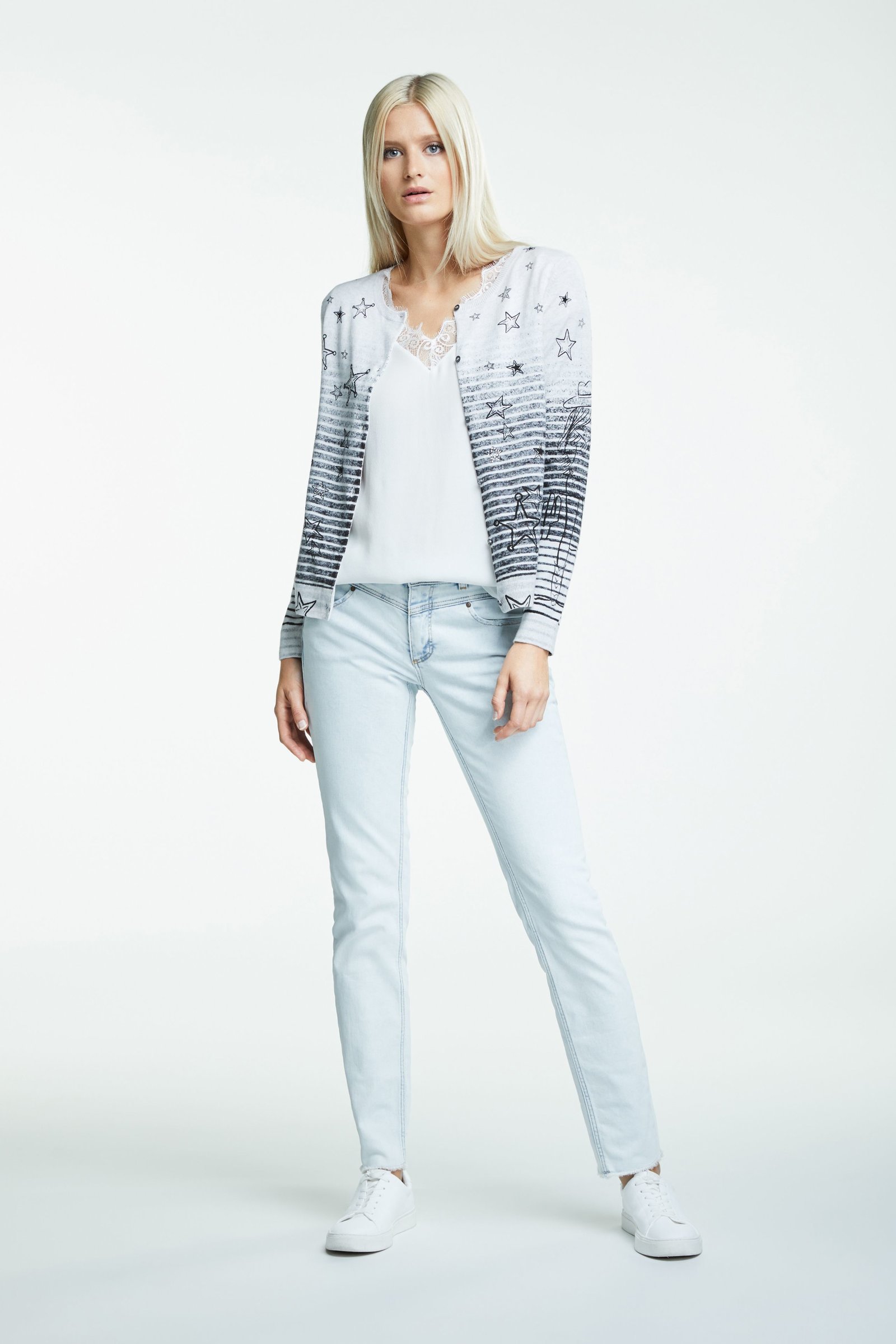 Lola goes West Reversible Cardigan OUICARDIGRY