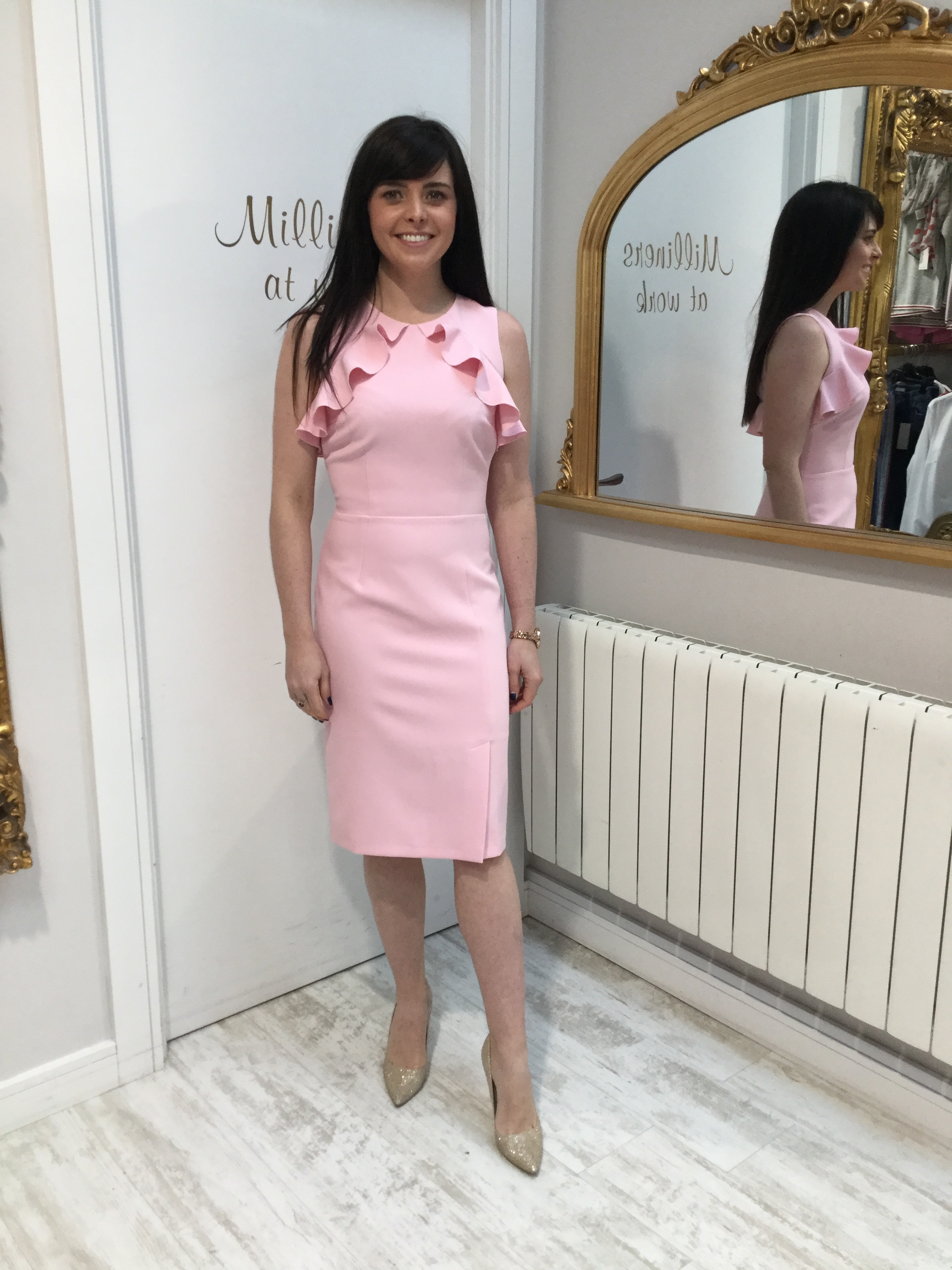 Lena Dress in Beautifully Delicate Pale Pink