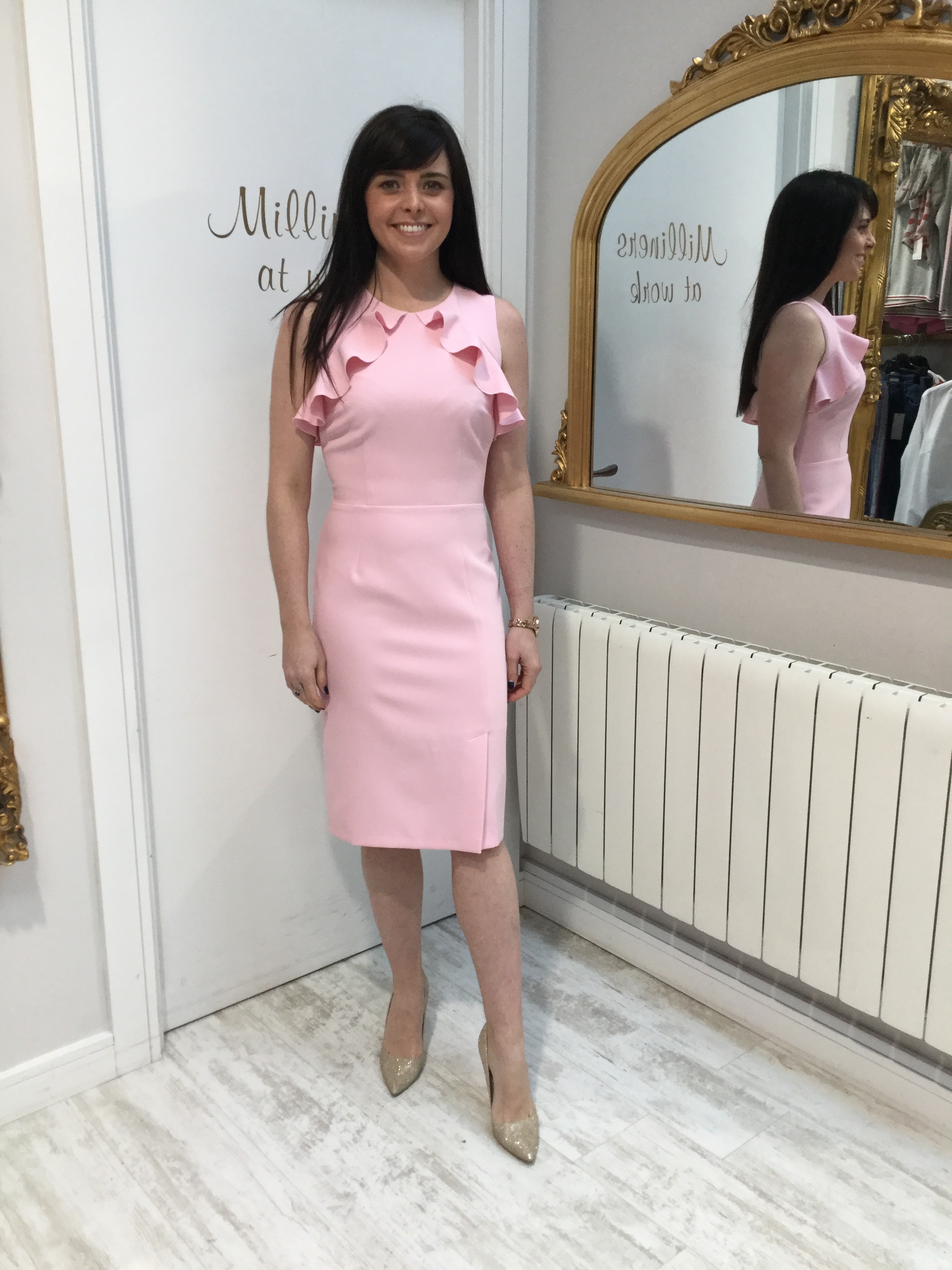 Lena Dress in Beautifully Delicate Pale Pink