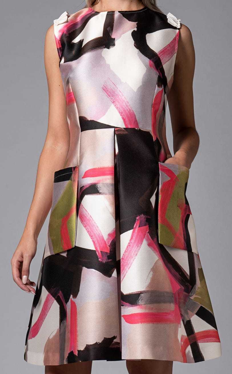 Foster Dress in Abstract Print