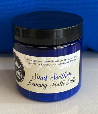 Sinus Soother Foaming Bath Salts - 4oz Sinus Soother Foaming Bath Salts - 4oz