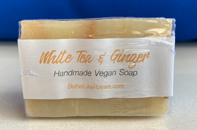 White Tea & Ginger Mini Soap Bar - 1.2oz - VEGAN White Tea & Ginger Mini Soap Bar - 1.2oz - VEGAN
