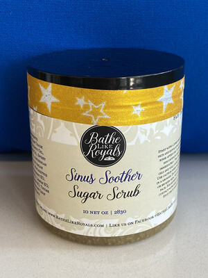 Sinus Soother Sugar Scrub - 10oz - Non-GMO - Organic Sugar Sinus Soother Sugar Scrub - 10oz - Non-GMO - Organic Sugar